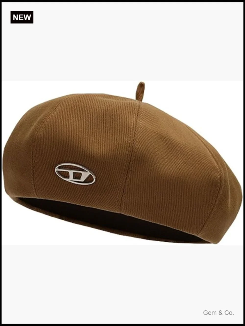Vintage Newsboy Cap Adjustable Winter Hat Stylish Cotton Blend One Size